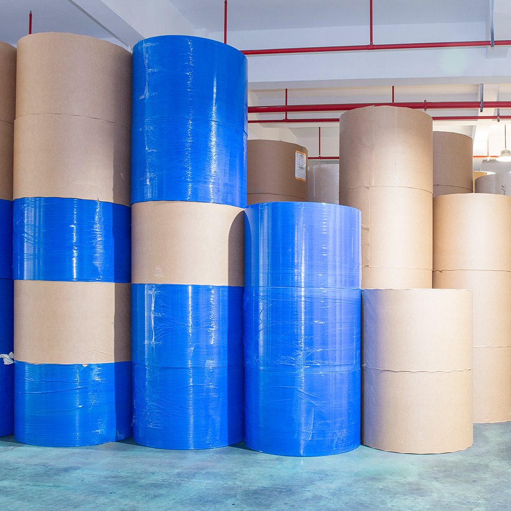 Rollo de papel recubierto de PE a granel